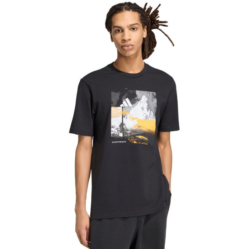 Pánské tričko adidas MOS Outdoor, černé, KC7097