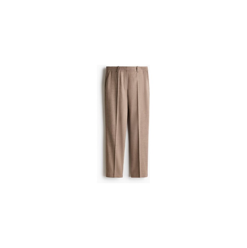 H&M - Cigaretové kalhoty - Hnědošedá