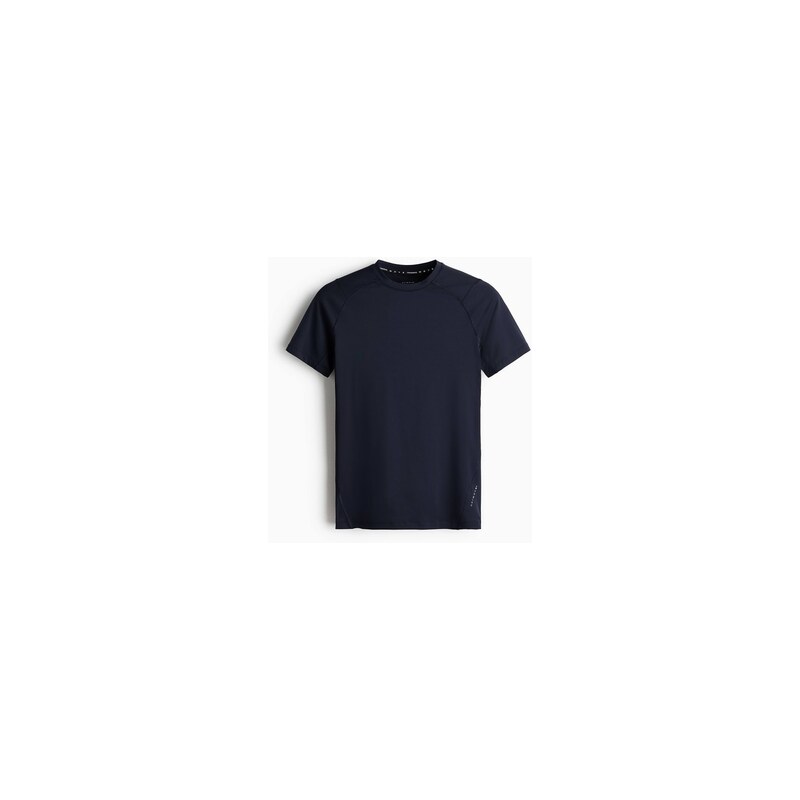 H&M - Sportovní tričko DryMove Compression Fit - Námořnická Modř