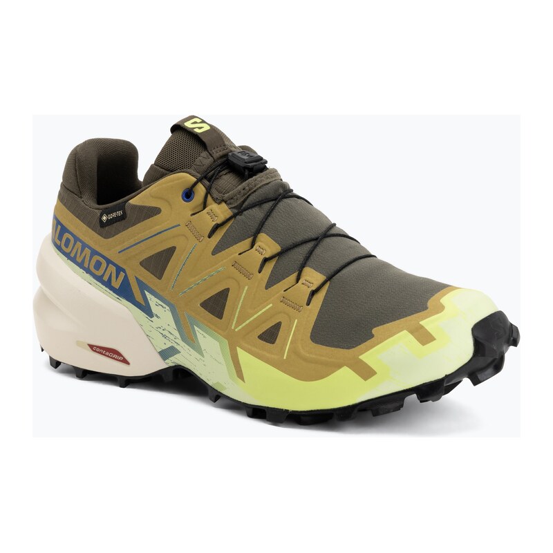 Pánské běžecké boty Salomon Speedcross 6 GTX grape leaf/aspargus