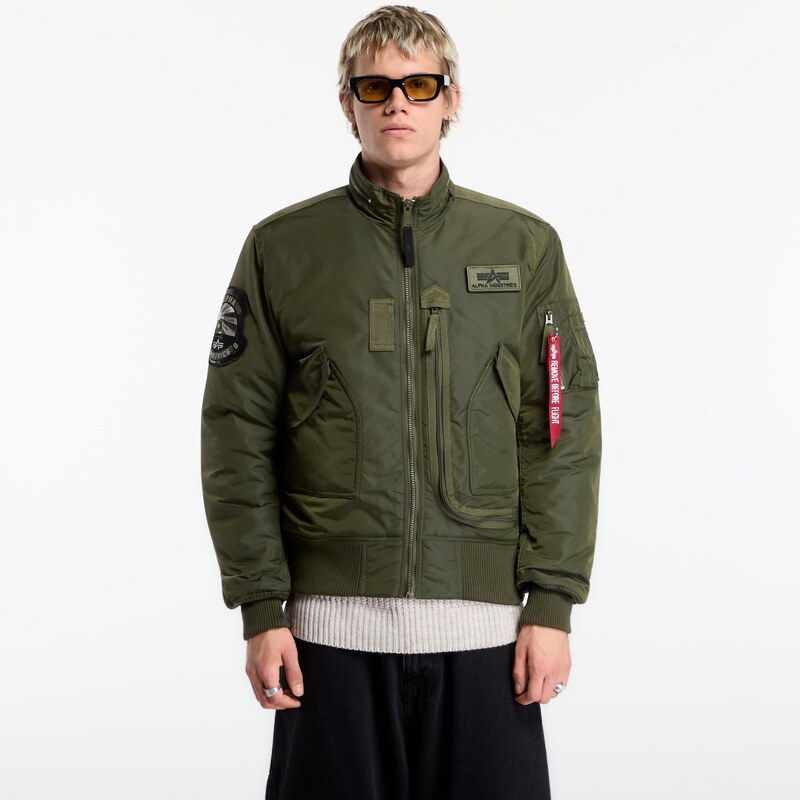 Bunda Alpha Industries Engine Dark Green/ Dark Green M
