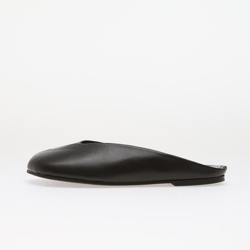 Alohas Timmy Black Leather Mules Black 37