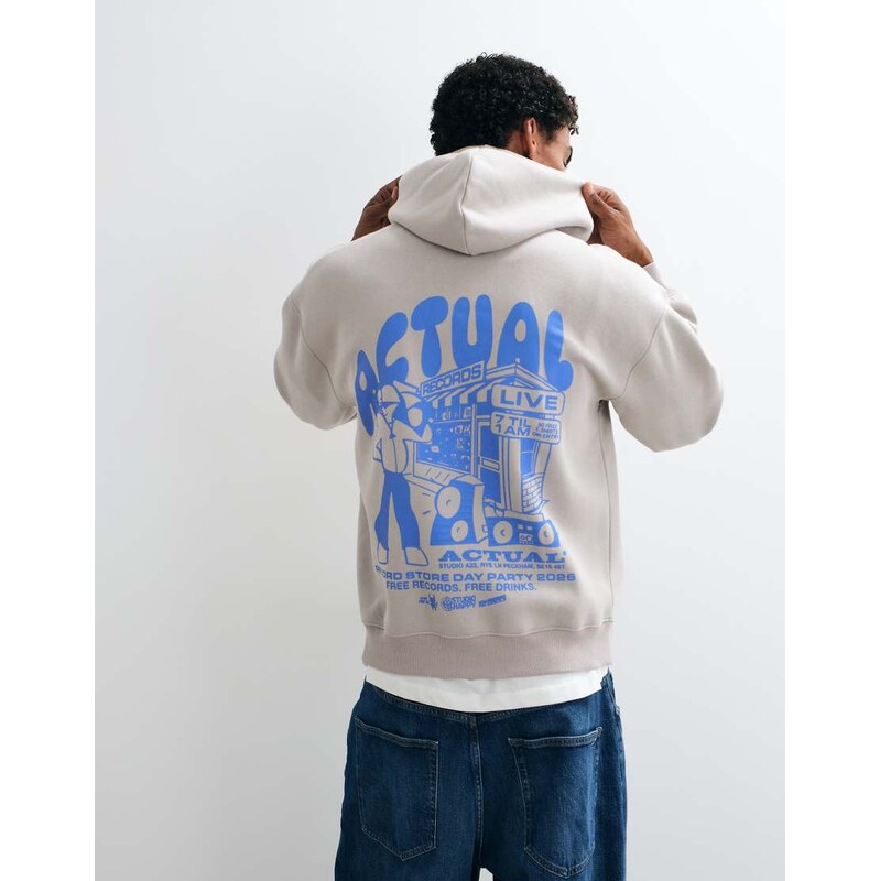 ASOS DESIGN oversized hoodie with large back pigment print