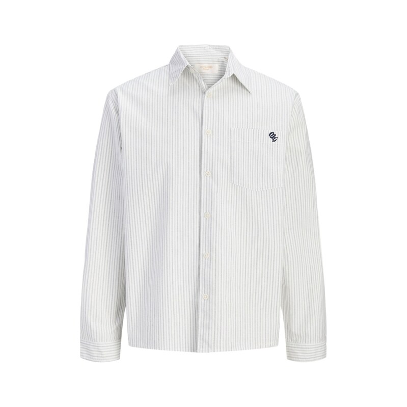 JACK & JONES Košile JORFREDERIKSBERG pastelová modrá / bílá