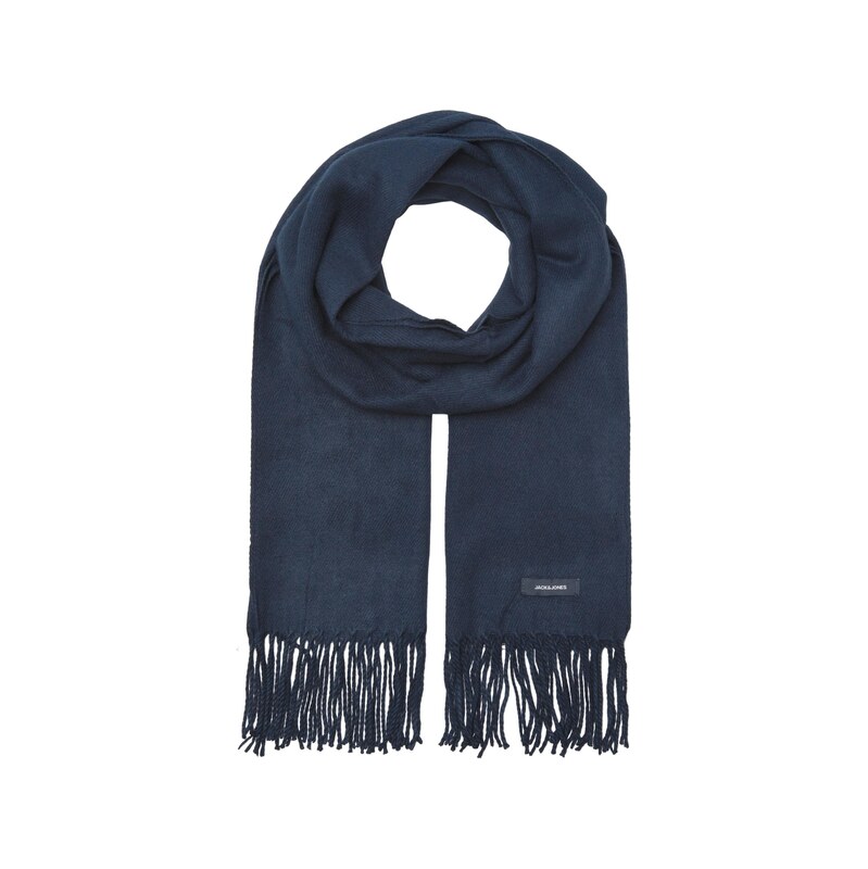 JACK & JONES Šála Solid námořnická modř / černá / bílá