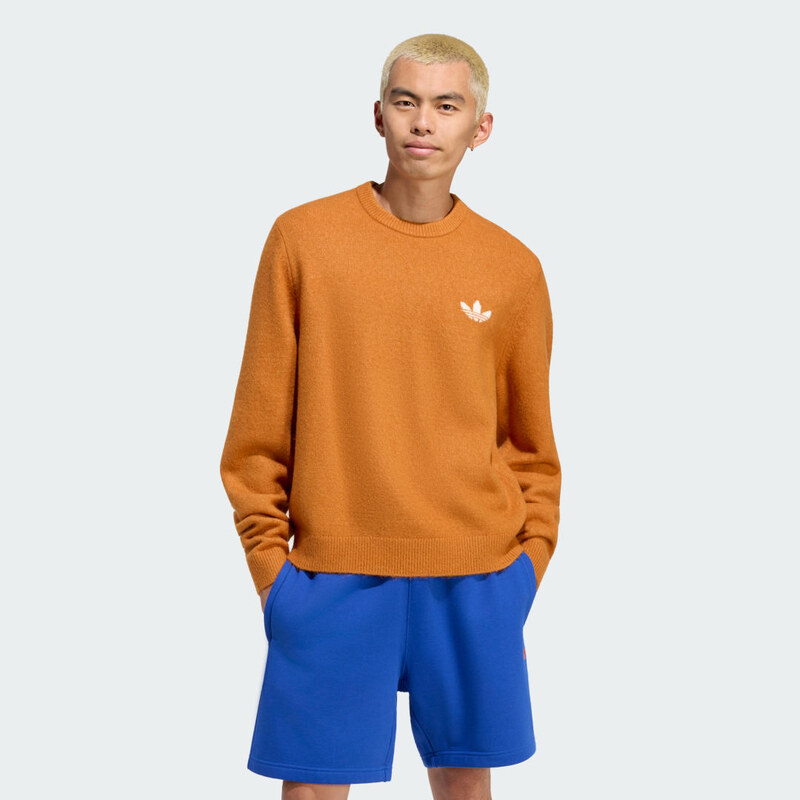 Adidas PLETENÝ SVETR TREFOIL ESSENTIALS