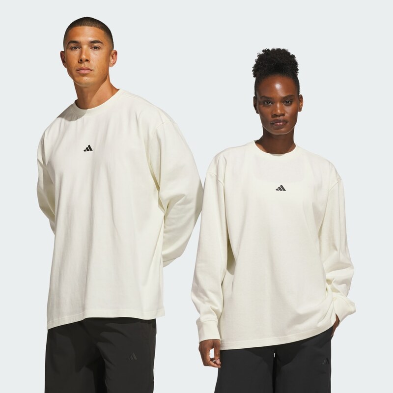 Tričko adidas BASKETBALL SINGLE JERSEY LONG SLEEVE