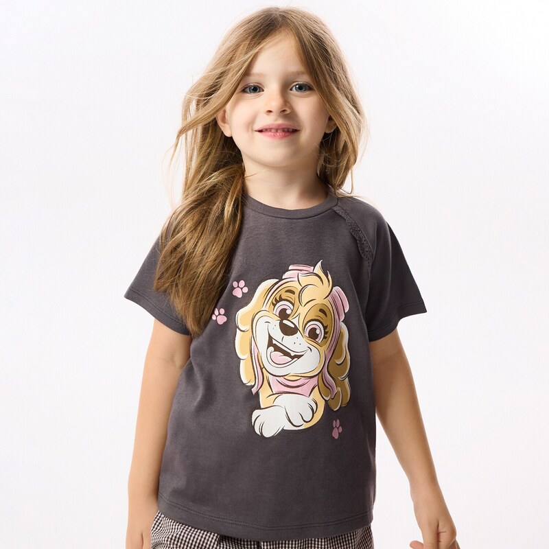 Reserved - Tričko Paw Patrol - tmavě šedá