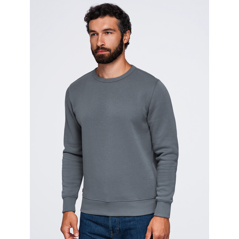 Ombre BASIC mens non-stretch cotton sweatshirt - graphite