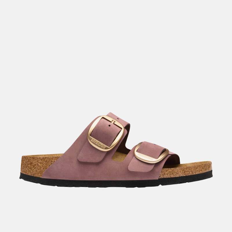 Dámské Regular pantofle Birkenstock Arizona Big Buckle Nubuck