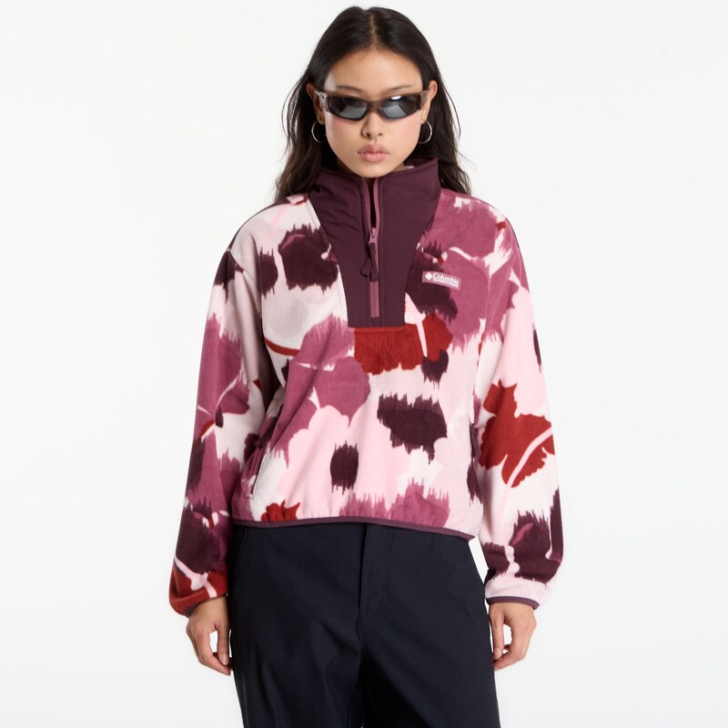 Mikina Columbia Sequoia Grove II Printed Half Zip Antique Mauve