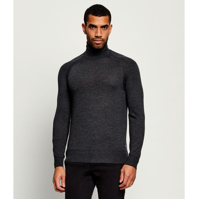 Bogner Vlněný rolák Gordon-7 | Slim Fit | s příměsí kašmíru