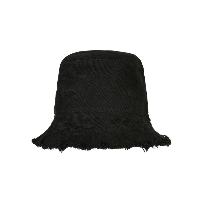 URBAN CLASSICS Open Edge Bucket Hat - black