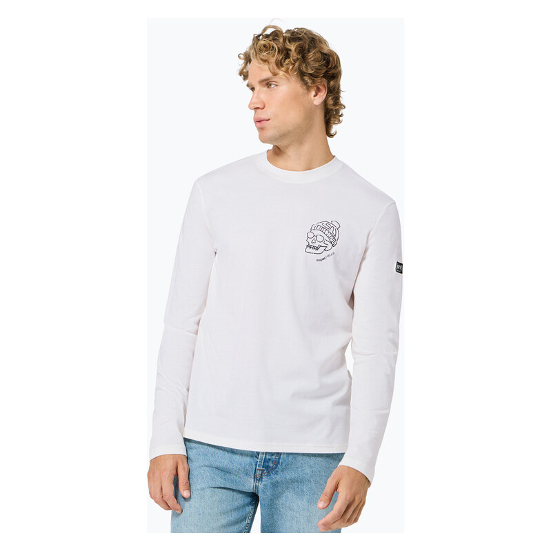 Pánské tričko Longsleeve super.natural Frosty Bio white