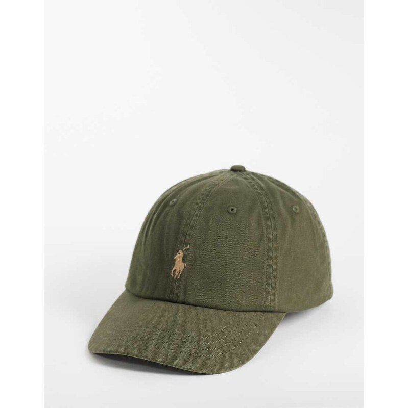 Polo Ralph Lauren icon logo baseball cap in dark green