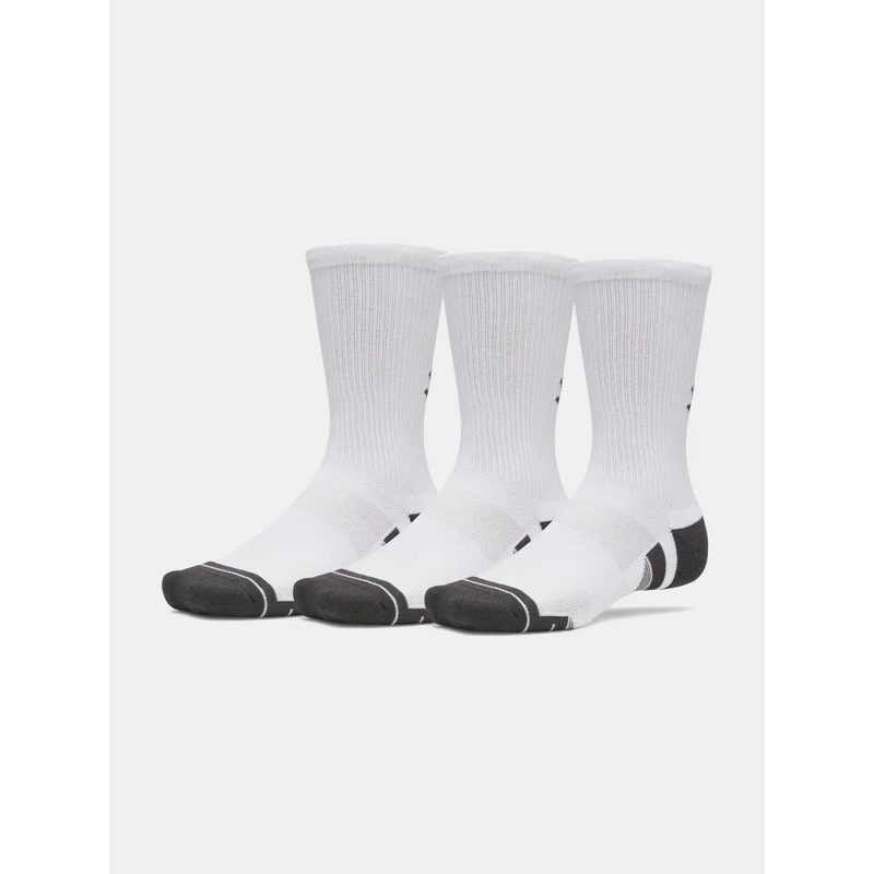 Under Armour Perf Tech 3pk Crew WHITE