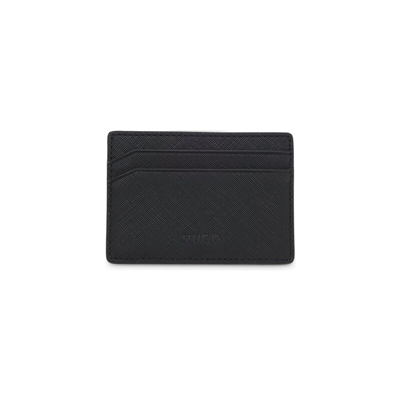 HUGO Gift-boxed faux-leather card holder and key ring