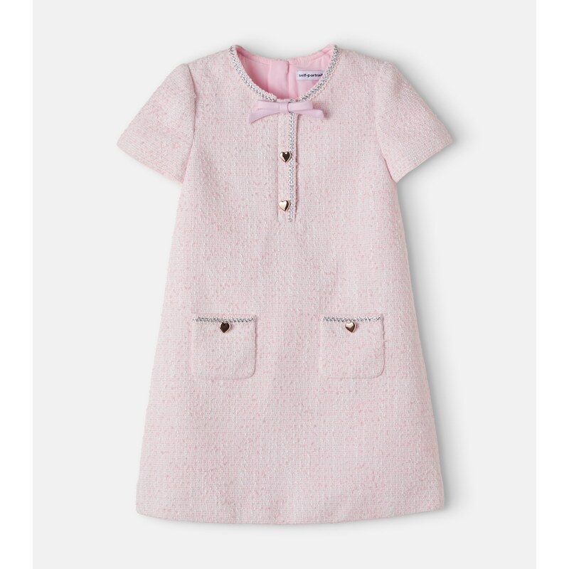 Self-Portrait Kids Tweed dress
