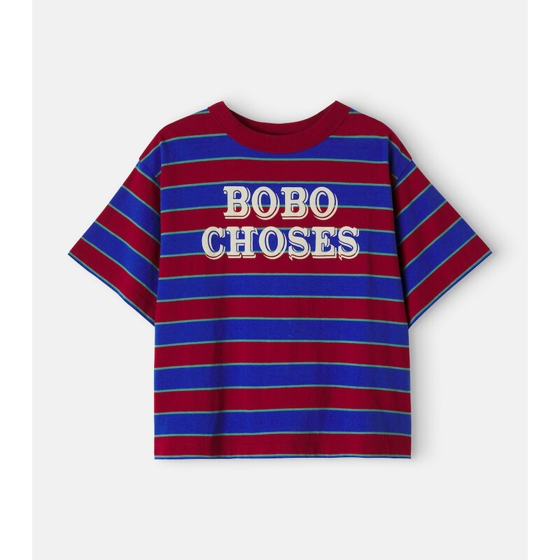 Bobo Choses Striped cotton T-shirt