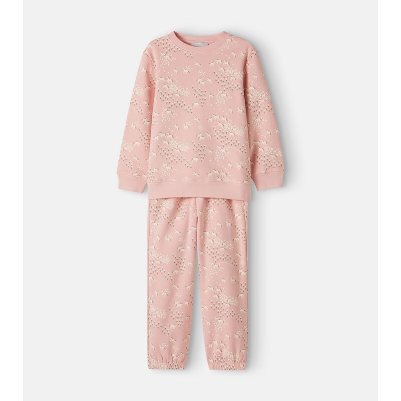 Stella McCartney Kids Printed cotton sweatshirt and sweatpants