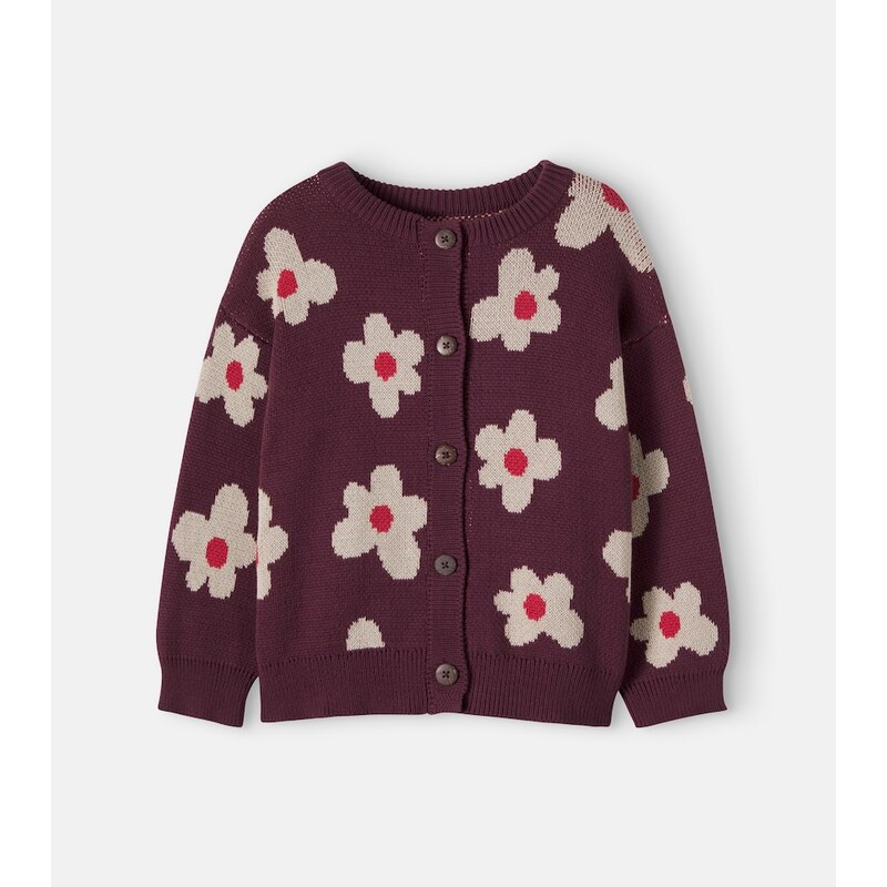 Wheat Alvilda floral cotton cardigan