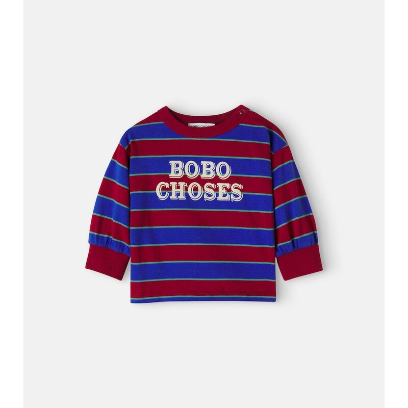 Bobo Choses Baby striped cotton T-shirt