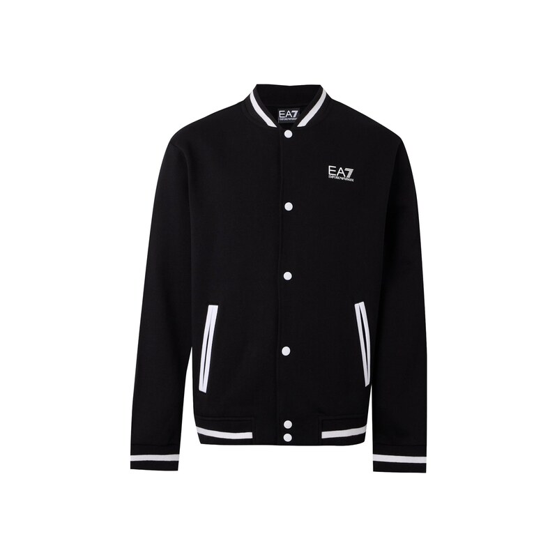 EA7 Emporio Armani Mikina černá / bílá