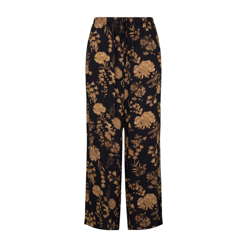 Hunkemöller Pyžamové kalhoty zlatá / černá