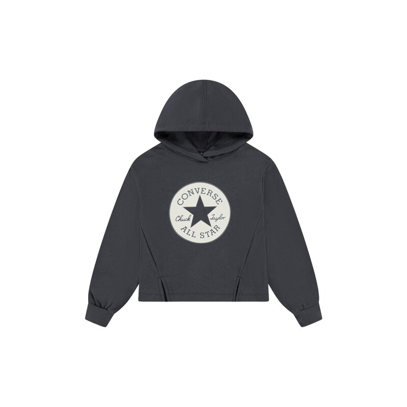 CONVERSE Mikina černá / bílá / offwhite