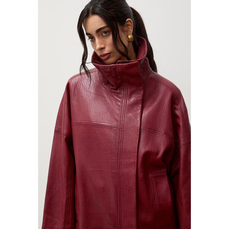 Answear.LAB oversized bunda dámská kožená