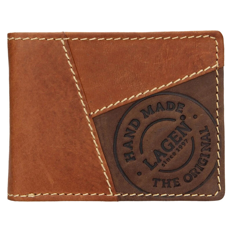 Pánská kožená peněženka Lagen 51148 brown