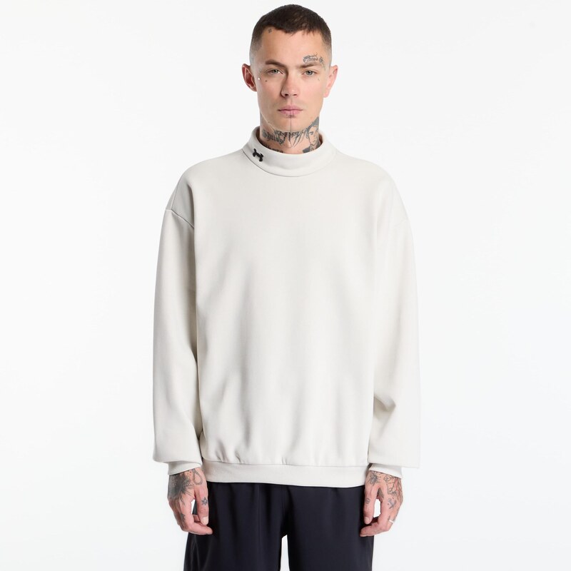 Mikina Under Armour Icon Heavyweight Terry Crew White S