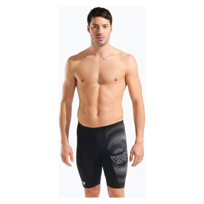 Pánské plavecké jammery arena Distortion Swim Jammer black/white