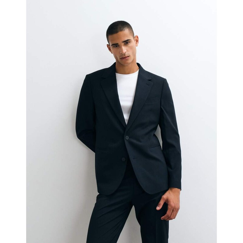 ASOS DESIGN slim suit blazer in navy