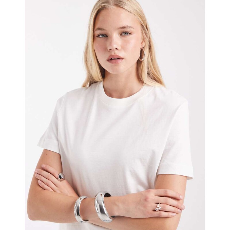 JJXX boxy t-shirt in white