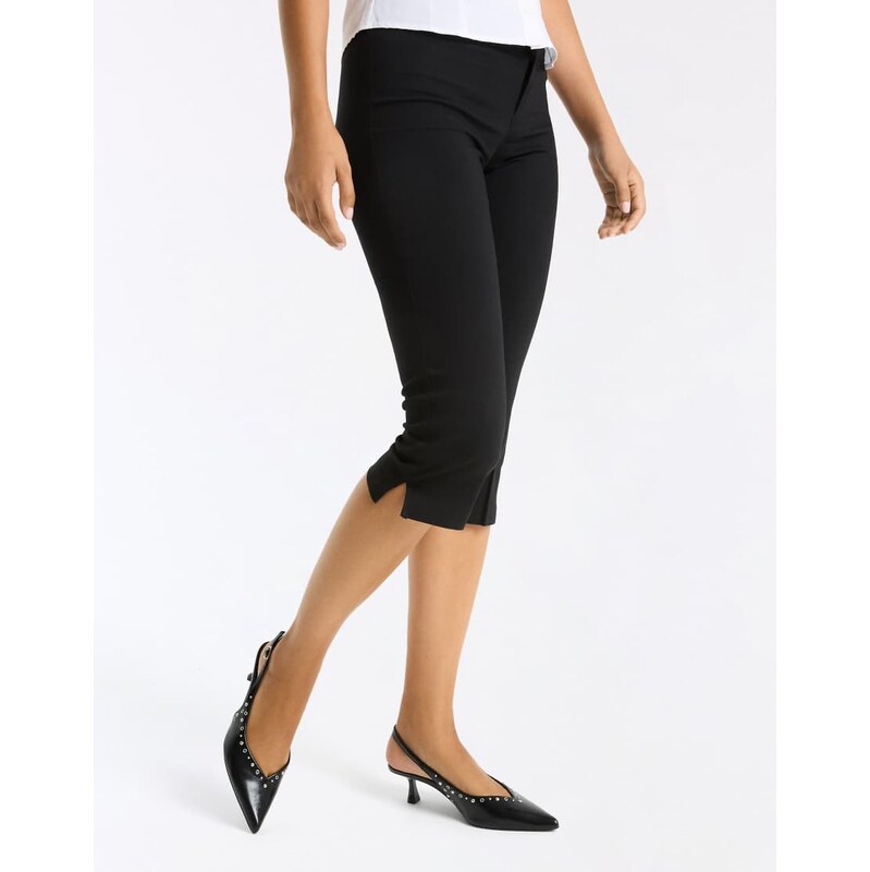 Bershka Kitten heel shoes with studs in black