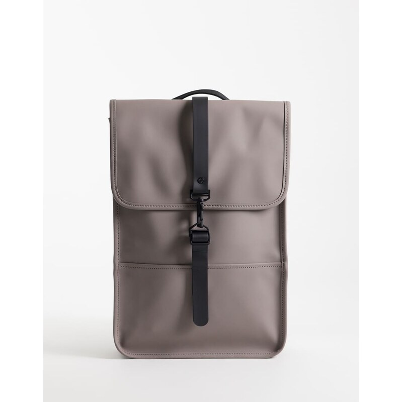 Rains 13020 waterproof mini backpack in taupe grey-Neutral