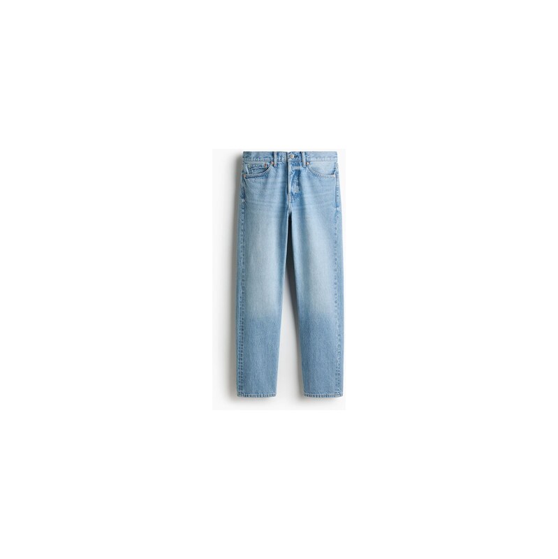 H&M - Original Straight Jeans - Světlý Denim Blue