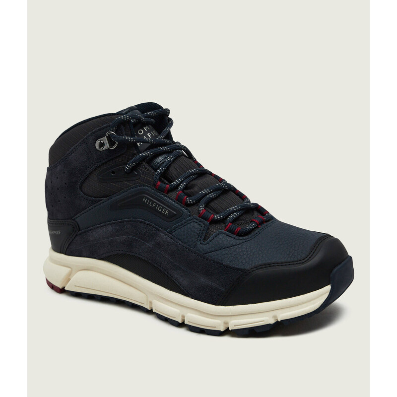 Tommy Hilfiger Trekové boty Mix Chukka Runner | semiš