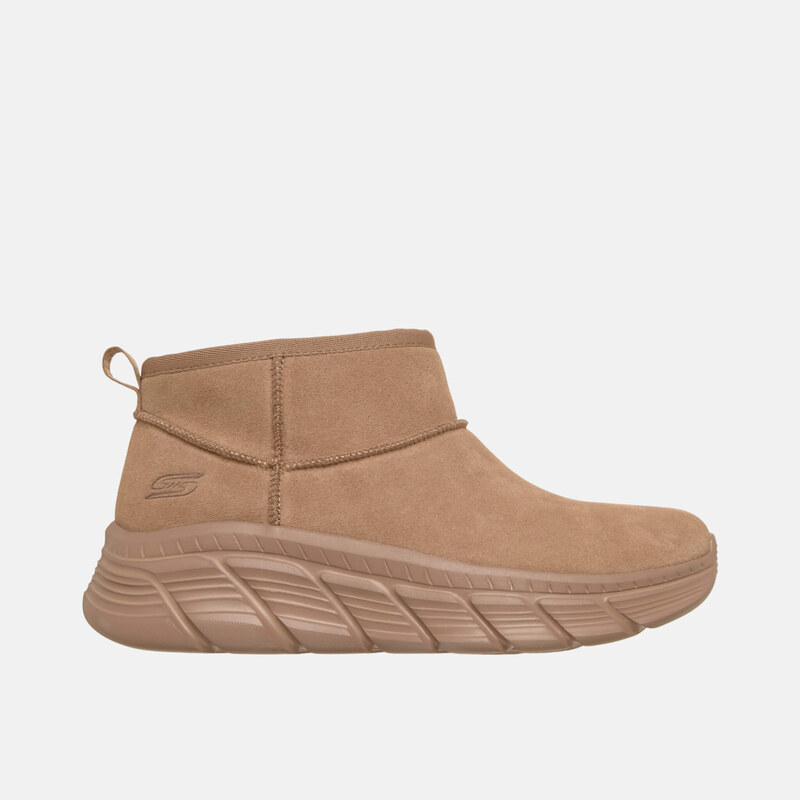 Dámské hnědé válenky Skechers BOBS B FLEX Hi - Hi Frost