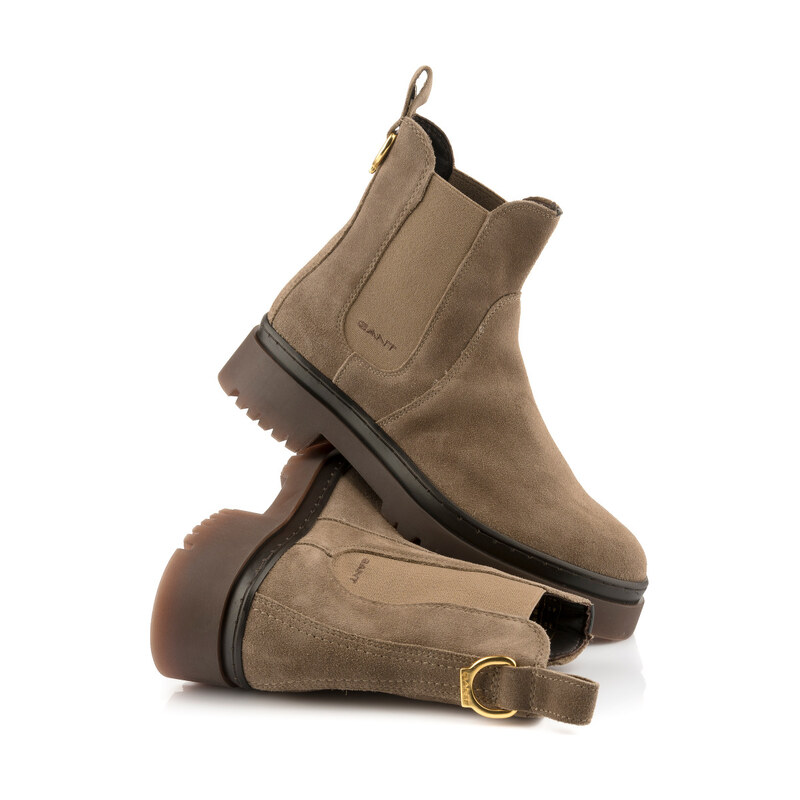 KOTNÍKOVÁ OBUV GANT ALIGREY DARK BROWN