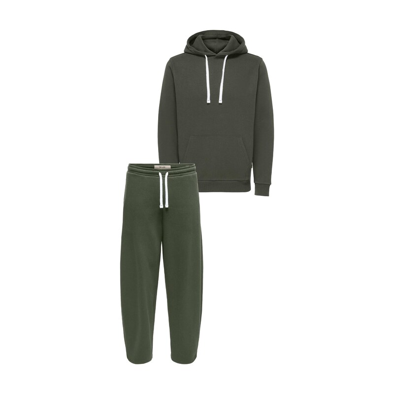 Only & Sons Joggingová souprava ONSCERES barvy bláta