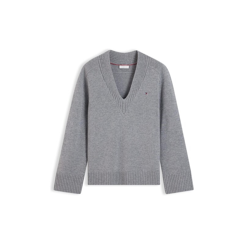TOMMY HILFIGER Svetr šedý melír