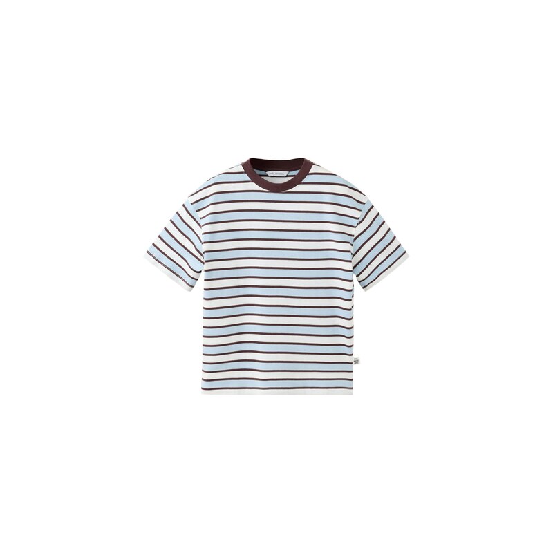 MANGO KIDS Tričko modrá / bílá