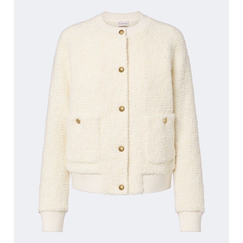 Moncler Bouclé cardigan