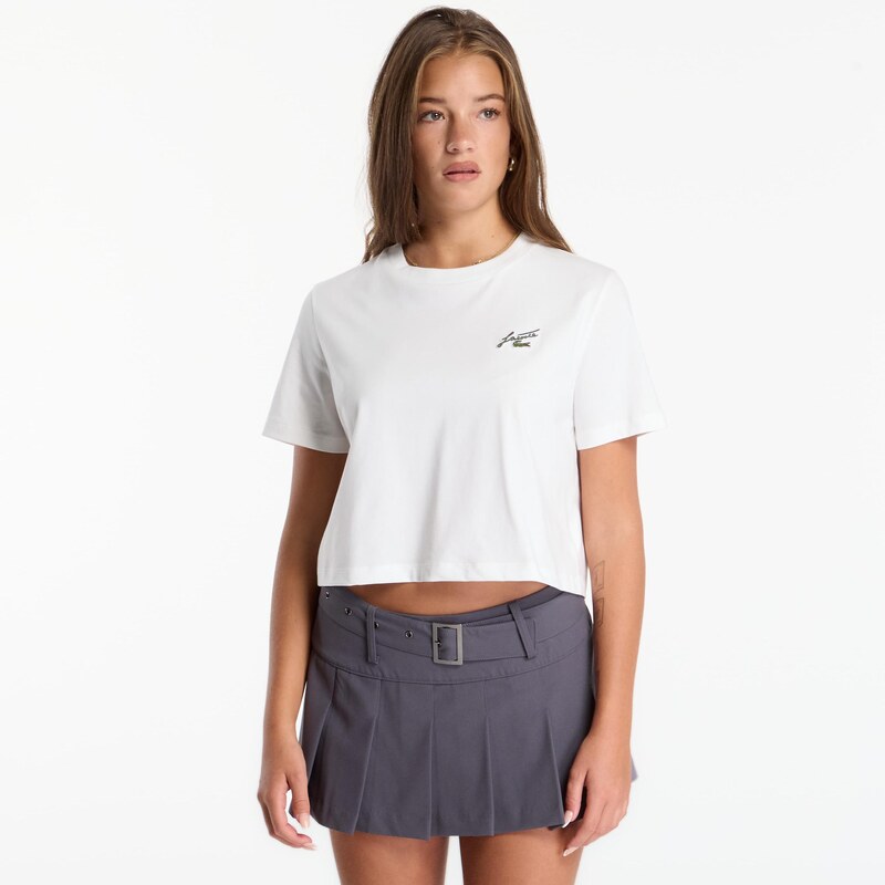 Tričko Lacoste Crewneck T-Shirts Flour 36