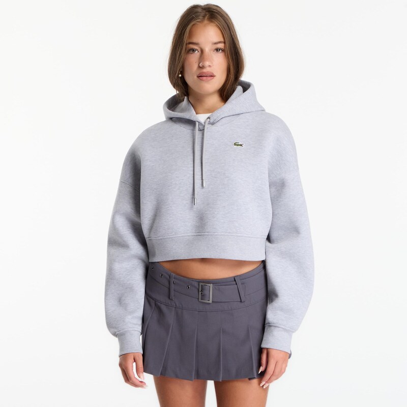 Mikina Lacoste Zipped Hoodies Silver Chine 36