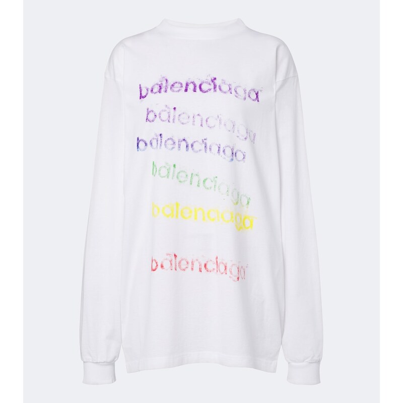 Balenciaga Logo cotton jersey T-shirt