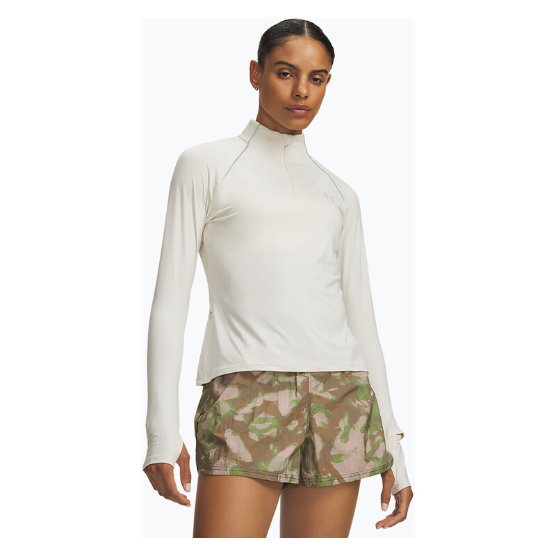 Dámská běžecká mikina Under Armour Velociti Half Zip stone