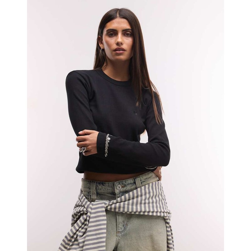 Carhartt WIP Philipa long sleeve t-shirt in black